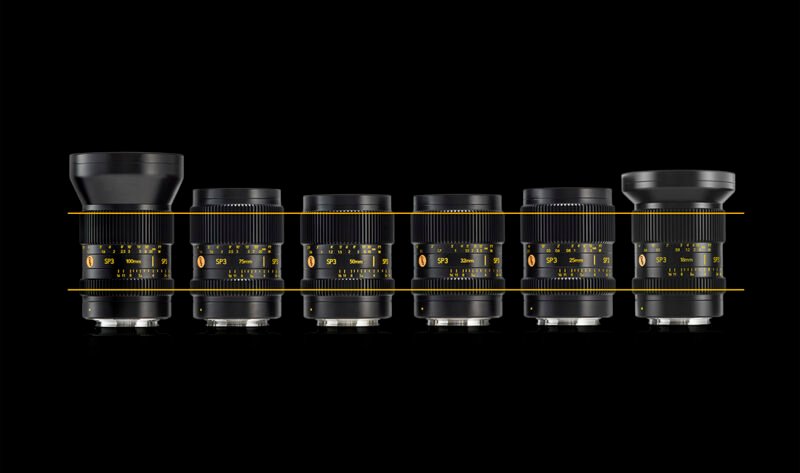 Cooke SP3 lens kit of 6
