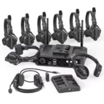 Hollyland Solidcom C1-TalkBack Intercom System with 9 Headsets and HUB Base (1.9 GHz)