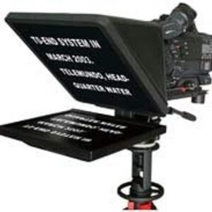 Teleprompter Full Setup with Operator